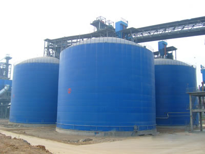 总口管理区水泥钢板库改造